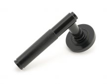 45671 From The Anvil Black Brompton Lever on Rose Set (Plain)