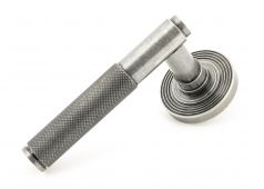 45681 From The Anvil Pewter Brompton Lever on Rose Set (Beehive)