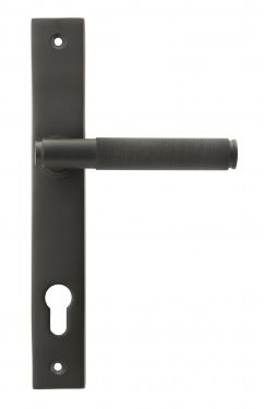 Click Here To Enlarge This Photo Of 45775 From The Anvil Aged Bronze Brompton Slimline Espag. Lock Set - 92mm centres - 212mm screw centres