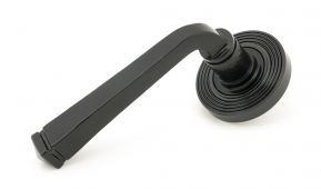 49959 From The Anvil Black Avon Round Lever on Rose Set (Beehive) - Unsprung
