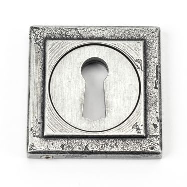Click Here To Enlarge This Photo Of 45706 From The Anvil Pewter Round Escutcheon (Square)