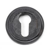 45724 From The Anvil External Beeswax Round Euro Escutcheon (Art Deco)