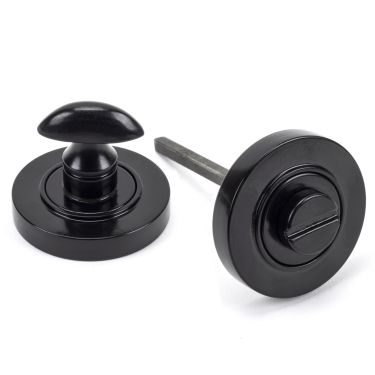 Click Here To Enlarge This Photo Of 45743 From The Anvil Black Round Thumbturn Set (Plain)