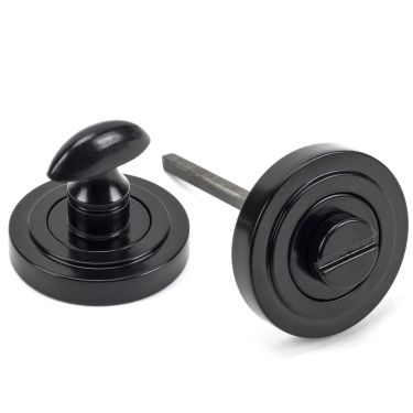 Click Here To Enlarge This Photo Of 45744 From The Anvil Black Round Thumbturn Set (Art Deco)
