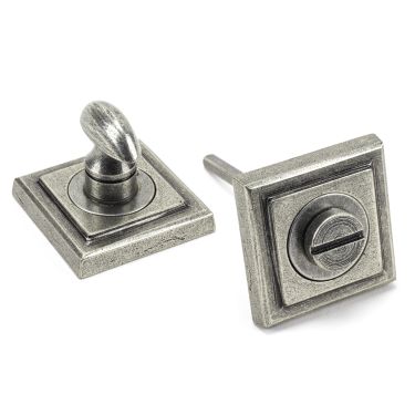 Click Here To Enlarge This Photo Of 45754 From The Anvil Pewter Round Thumbturn Set (Square)