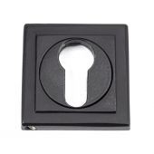 49543 From The Anvil Matt Black Square Euro Escutcheon (Square)