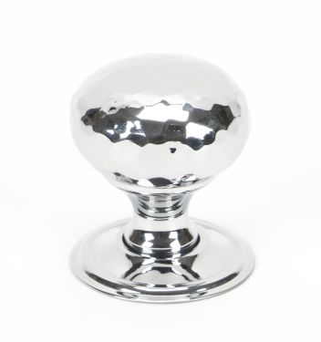 Click Here To Enlarge This Photo Of 46023 From The Anvil Polished Chrome Hammered Mushroom Cabinet Knob 32mm