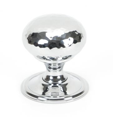 Click Here To Enlarge This Photo Of 46028 From The Anvil Polished Chrome Hammered Mushroom Cabinet Knob 38mm
