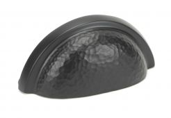 46044 From The Anvil Aged Bronze Hammered Regency Concealed Drawer Pull