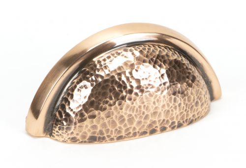 Click Here To Enlarge This Photo Of 46045 From The Anvil Polished Bronze Hammered Regency Concealed Drawer Pull