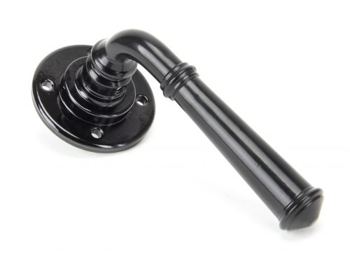 Click Here To Enlarge This Photo Of 50097 From The Anvil Black Regency Lever on Rose Set - Unsprung