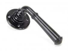 50097 From The Anvil Black Regency Lever on Rose Set - Unsprung