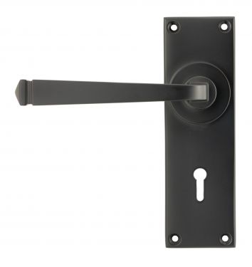 Click Here To Enlarge This Photo Of 90361 From The Anvil Aged Bronze Avon Lever Lock Set
