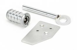 49919 From The Anvil Satin Chrome Key-Flush Sash Stop