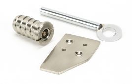 49920 From The Anvil Polished Nickel Key-Flush Sash Stop