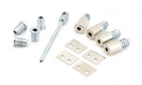 49590 From The Anvil Polished Nickel Secure Stops (Pack of 4)