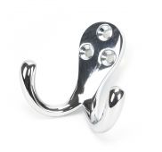 46298 From The Anvil Polished Chrome Celtic Double Robe Hook