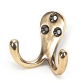 46300 From The Anvil Polished Bronze Celtic Double Robe Hook