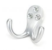 46302 From The Anvil Satin Chrome Celtic Double Robe Hook