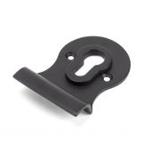 49596 From The Anvil Matt Black Euro Door Pull