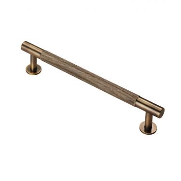 Click Here To Enlarge This Photo Of FTD700CAB - Carlisle Brass Fingertip Design Knurled Pull Handle 190mm (160mm c/c) Antique Brass