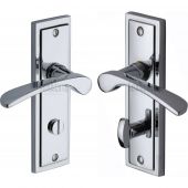 BOS1030-PC M.Marcus Sorrento Door Handle For Bathroom Boston Design Polished Chrome Finish
