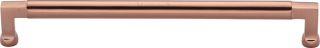 C0312 254-SRG Heritage Brass Cabinet Pull Bauhaus Design 254mm ctc Satin Rose Gold Finish