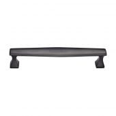 C0334 128-BKMT Heritage Brass Cabinet Pull Deco Design 128mm ctc Matt Black Finish