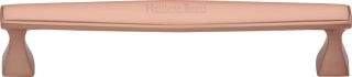 C0334 160-SRG Heritage Brass Cabinet Pull Deco Design 160mm ctc Satin Rose Gold Finish