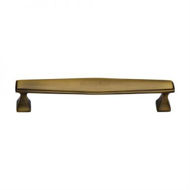 Click Here To Enlarge This Photo Of C0334 254-AT Heritage Brass Cabinet Pull Deco Design 254mm ctc Antique Brass Finish