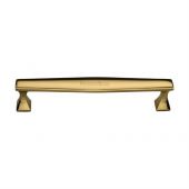 C0334 254-PB Heritage Brass Cabinet Pull Deco Design 254mm ctc Polished Brass Finish