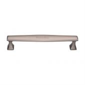 C0334 254-SN Heritage Brass Cabinet Pull Deco Design 254mm ctc Satin Nickel Finish