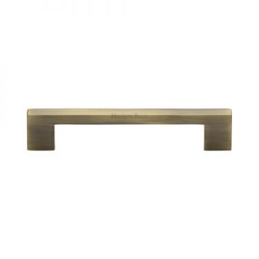 Click Here To Enlarge This Photo Of C0337 128-AT Heritage Brass Cabinet Pull Metro Design 128mm ctc Antique Brass Finish
