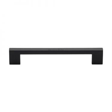 Click Here To Enlarge This Photo Of C0337 160-BKMT Heritage Brass Cabinet Pull Metro Design 172mm ctc Matt Black Finish