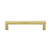 C0339 128-PB Heritage Brass Cabinet Pull City Design 128mm ctc Polished Brass Finish