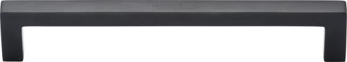 Click Here To Enlarge This Photo Of C0339 160-BKMT Heritage Brass Cabinet Pull City Design 160mm ctc Matt Black Finish