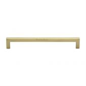 C0339 192-PB Heritage Brass Cabinet Pull City Design 192mm ctc Polished Brass Finish