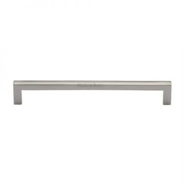 Click Here To Enlarge This Photo Of C0339 192-PNF Heritage Brass Cabinet Pull City Design 192mm ctc Polished Nickel Finish