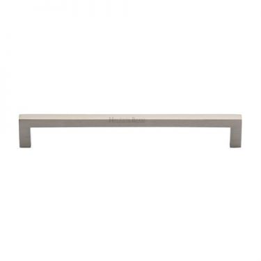 Click Here To Enlarge This Photo Of C0339 192-SN Heritage Brass Cabinet Pull City Design 192mm ctc Satin Nickel Finish