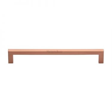 Click Here To Enlarge This Photo Of C0339 192-SRG Heritage Brass Cabinet Pull City Design 192mm ctc Satin Rose Gold Finish