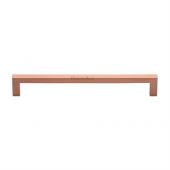 C0339 192-SRG Heritage Brass Cabinet Pull City Design 192mm ctc Satin Rose Gold Finish