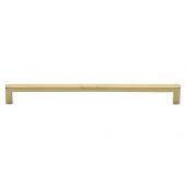 C0339 256-PB Heritage Brass Cabinet Pull City Design 256mm ctc Polished Brass Finish
