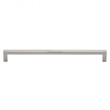 Click Here To Enlarge This Photo Of C0339 256-PNF Heritage Brass Cabinet Pull City Design 256mm ctc Polished Nickel Finish