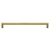C0339 256-SB Heritage Brass Cabinet Pull City Design 256mm ctc Satin Brass Finish