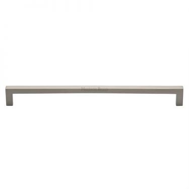 Click Here To Enlarge This Photo Of C0339 256-SN Heritage Brass Cabinet Pull City Design 256mm ctc Satin Nickel Finish