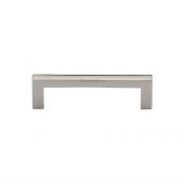 C0339 96-PNF Heritage Brass Cabinet Pull City Design 96mm ctc Polished Nickel Finish