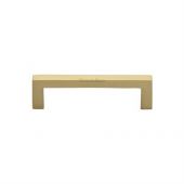 C0339 96-SB Heritage Brass Cabinet Pull City Design 96mm ctc Satin Brass Finish