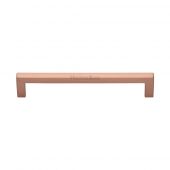 C0339 96-SRG Heritage Brass Cabinet Pull City Design 96mm ctc Satin Rose Gold Finish