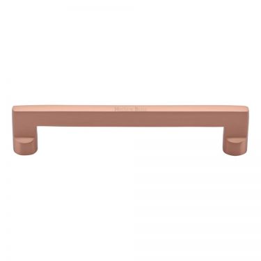 Click Here To Enlarge This Photo Of C0345 203-SRG Heritage Brass Cabinet Pull Apollo Design 203mm ctc Satin Rose Gold Finish