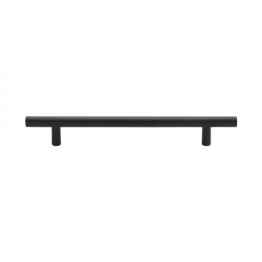Click Here To Enlarge This Photo Of C0361 160-BKMT Heritage Brass Cabinet Pull Bar Design 160mm ctc Matt Black Finish